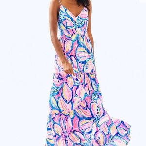 NWT Lilly Pulitzer Melody Maxi Dress 0